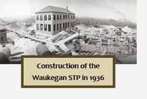 Construction of the waukegan STP in 1936